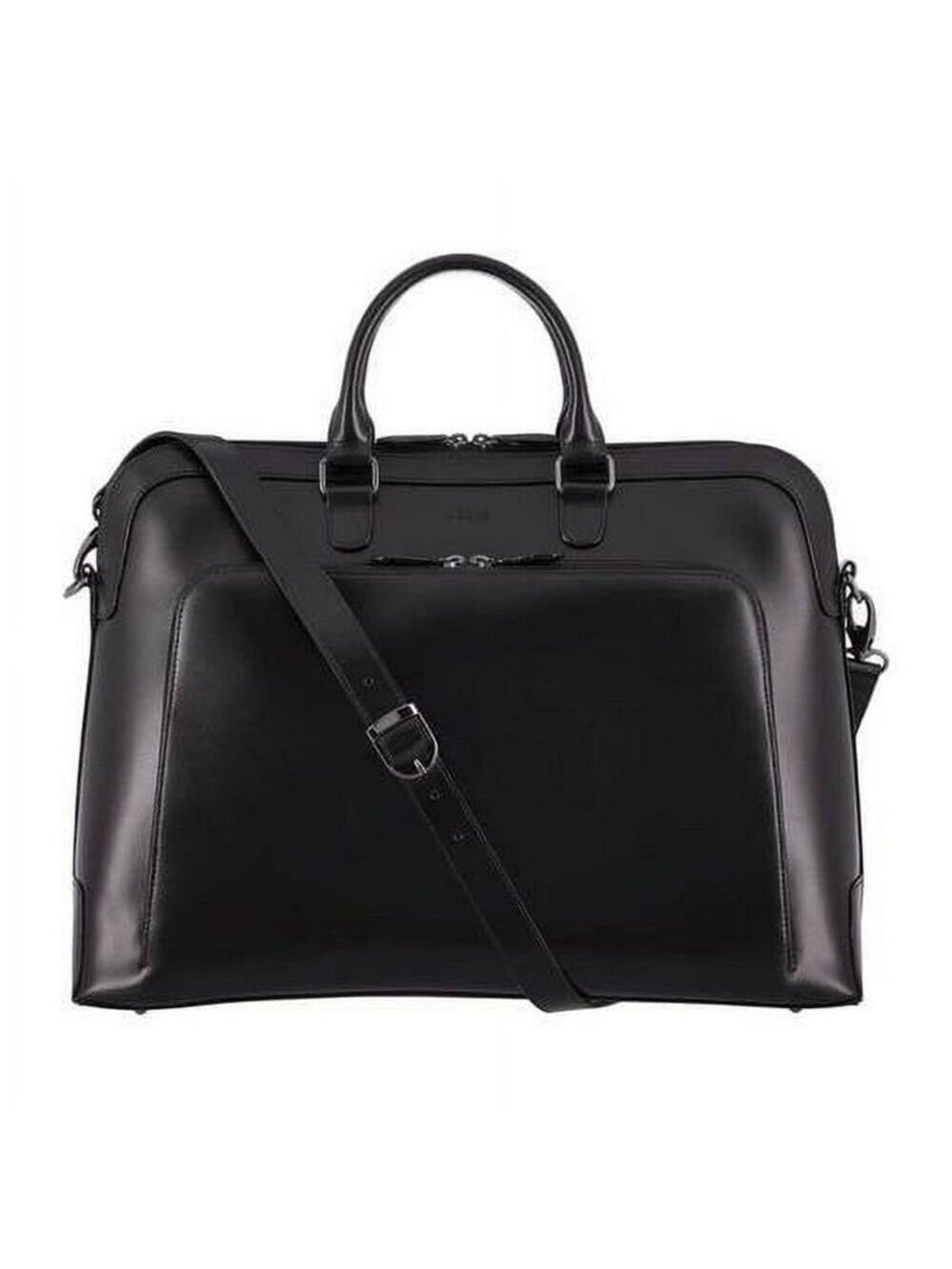 Lodis RFID Audrey Brera Leather Briefcase Black